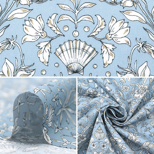 数量5から】 生地 『LIBERTY パラダイス ランズ タフィティ 363J6439-A