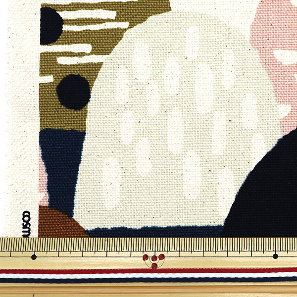 現品限り】 【数量5から】 生地 『10番オックス 北欧の森 AP21705-2F