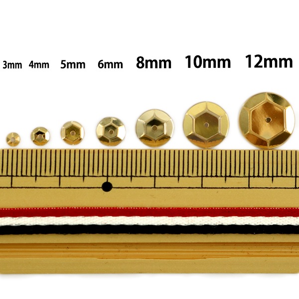 スパンコール 『亀甲 6mm CUP P-36番色』 ビーズ,スパンコール| ホビー