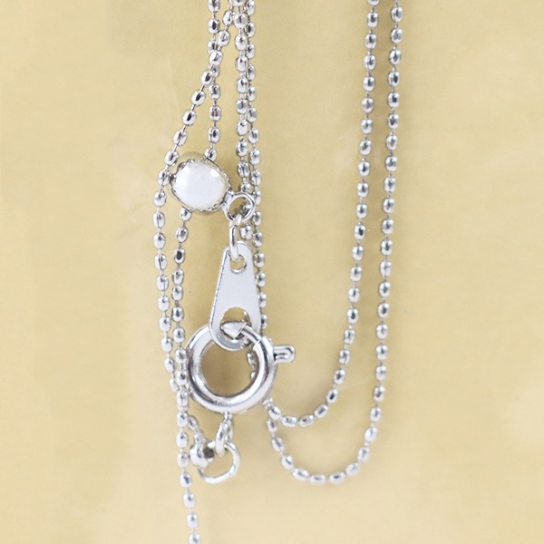 手芸金具 『スライドスルー3 50cm ニッケルフリー シルバー』 ビーズ