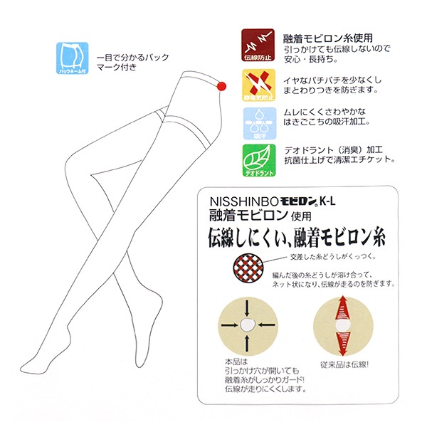 ストッキング plusnao ガーターストッキング ガータータイツ ニーハイタイツ