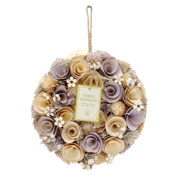 海を感じる硝子のバルーン&シェルリース二点セット 海を感じる硝子の