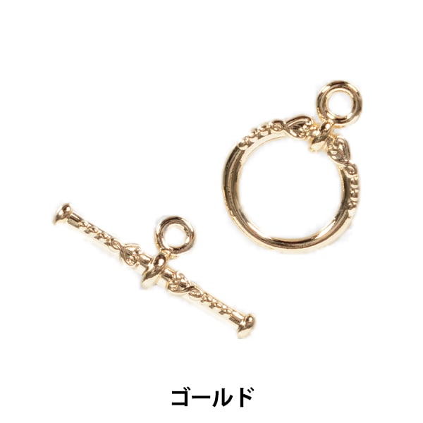 ビーズセール】 手芸金具 『フック C-19 ゴールド 1セット』 ビーズ