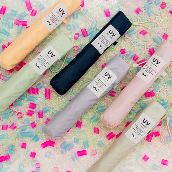 雨具 『折りたたみ傘 Aie-Light ソリッド mini ベビーピンク