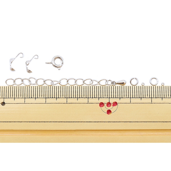 手芸金具 『パーツセット シルバー 1セット #06』 ビーズ,ビーズ金具