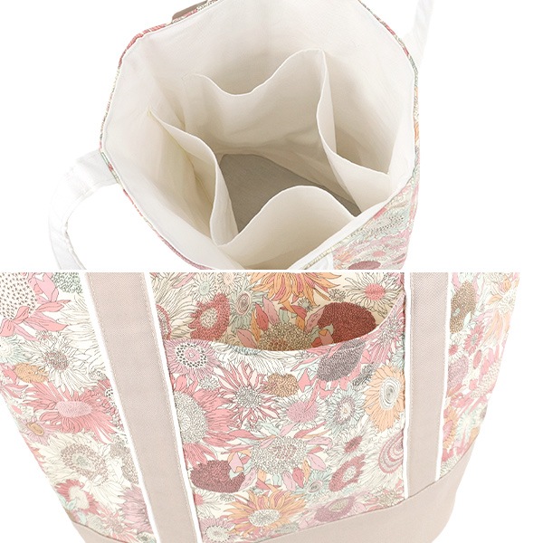 バッグ 『リバティプリントバッグ 縦トート Mサイズ B4-3638158XE