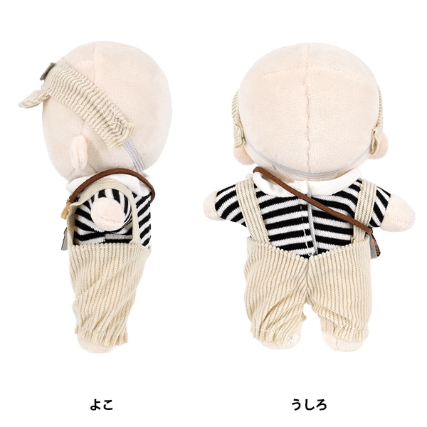 ぬいぐるみ衣装 『サロペット Mサイズ ストライプ 26-024』 生活雑貨