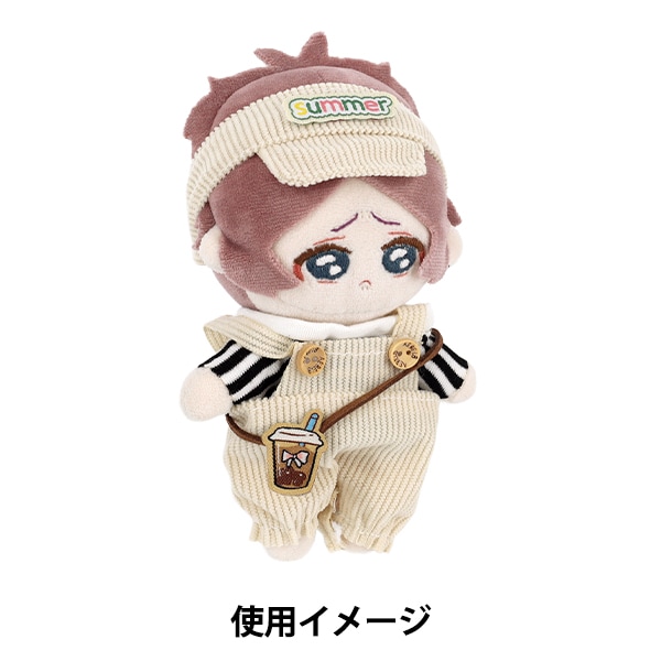 ぬいぐるみ衣装 『サロペット Mサイズ ストライプ 26-024』 生活雑貨