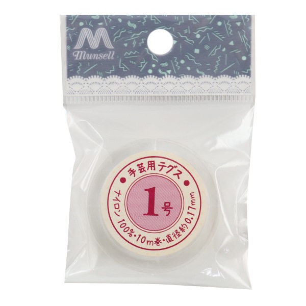 ビーズ糸 『テグス1号 10m UMT-01』 ビーズ,テグス・コード・ワイヤー