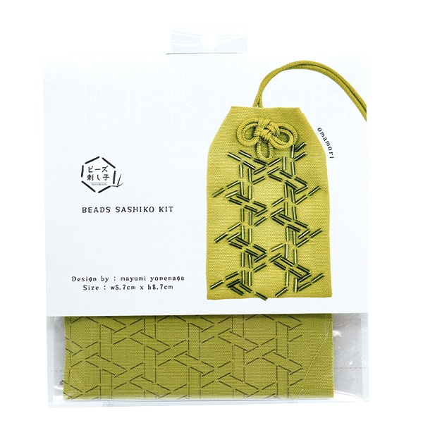 ビーズキット 『ビーズ刺し子キット 二重籠目のお守り BS-K8』TOHO