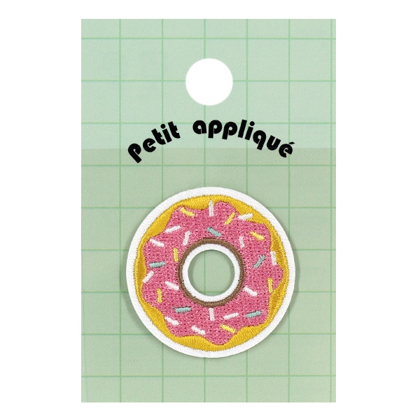 ワッペン 『刺しゅうワッペン ドーナツ WP-022』 雑貨,ワッペン