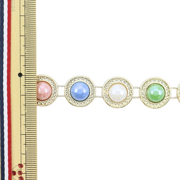 数量5から】 手芸ブレード 『イミテーションブレード 幅約1.6cm 丸