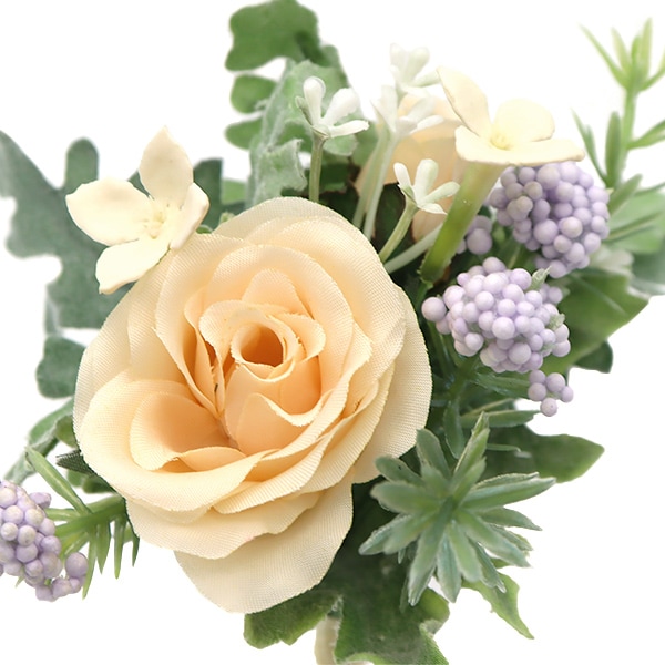 造花 シルクフラワー 『ローズミックスピック ベージュ VT2152