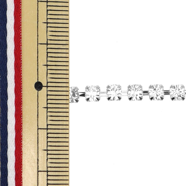 アクセサリー ya 数量5から】 チェーン 『プレシオサ ダイヤチェーン クリスタル