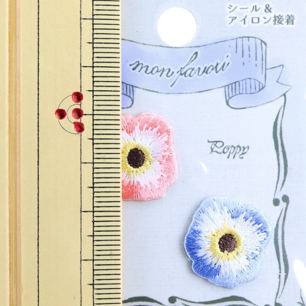 ワッペン 『大人ワッペン 花 ポピー OTN-33』 雑貨,ワッペン