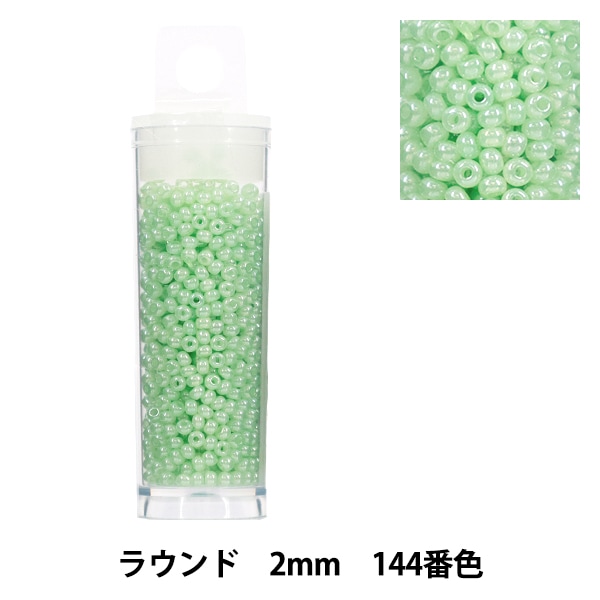 ビーズ 『シードパレット＋ ラウンド 3mm 144番色』 ビーズ,パック