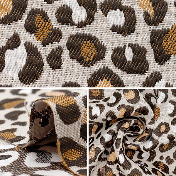 生地 『SAFECO ジャガード カットクロス Puma 約70cm×50cm C-GUEPARD