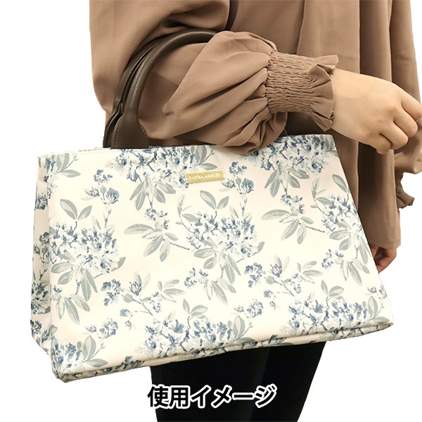 ローラアシュレイ　ファルマス　タイバック ローラアシュレイ 8ポケットトートバッグ LAURA ASHLEY ドッグズ