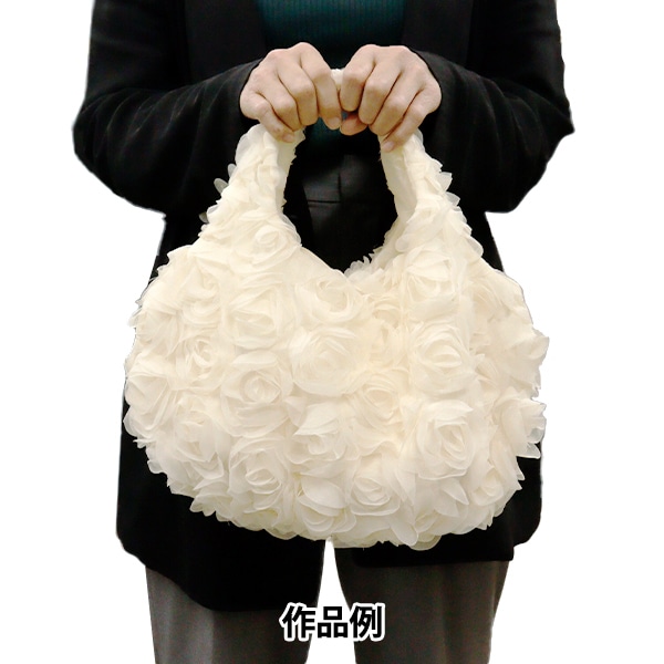 生地 『ローズチュール カットクロス 約60cm×100cm ブラック ROSETULLE