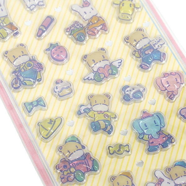 ぷっくりシール 『PUKPUK JELLYシールきどりっこ ハート』 画材・文具