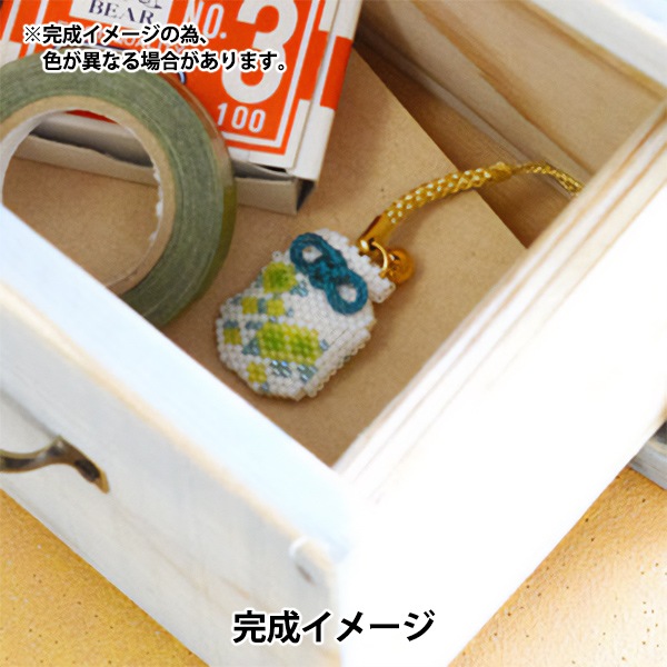 ビーズキット 『デリカビーズで作る 香袋キット 福寿草 (2月) BFK-320