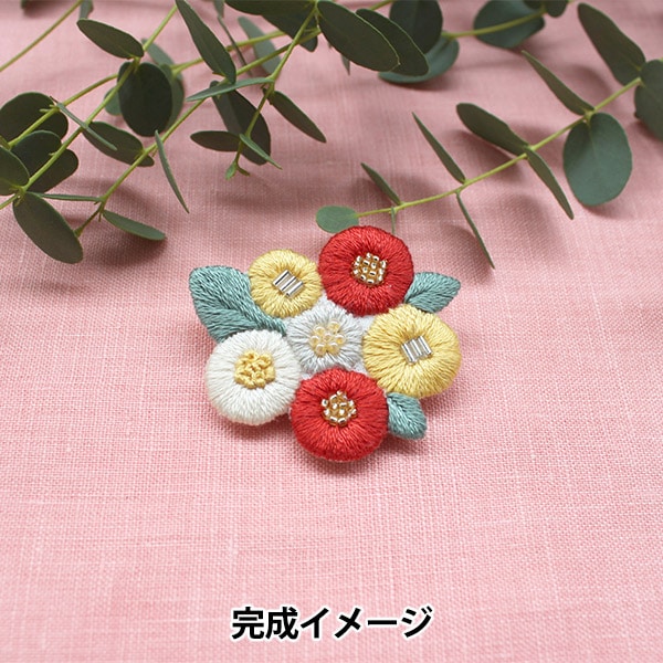 Piece (ピース) 刺しゅうキット 『fioret wreah brooch ブローチ