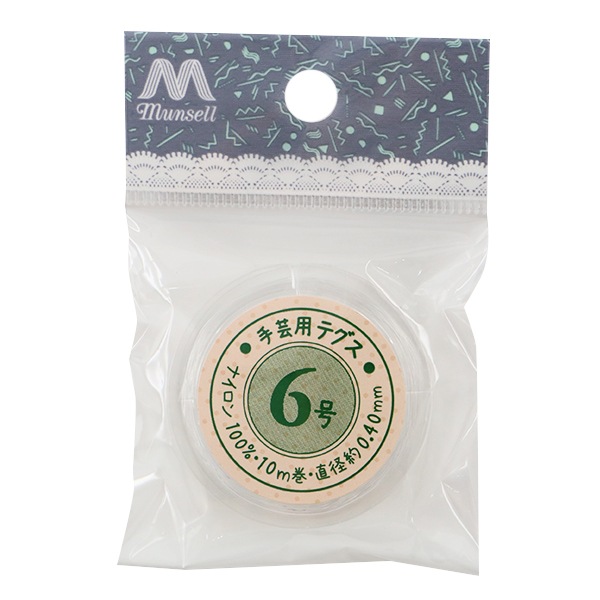 ビーズ糸 『テグス6号 10m UMT-06』 ビーズ,テグス・コード・ワイヤー