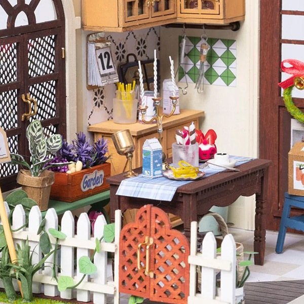 工作キット 『ミニチュアハウス マイダイニング DGM09』 工芸,木工
