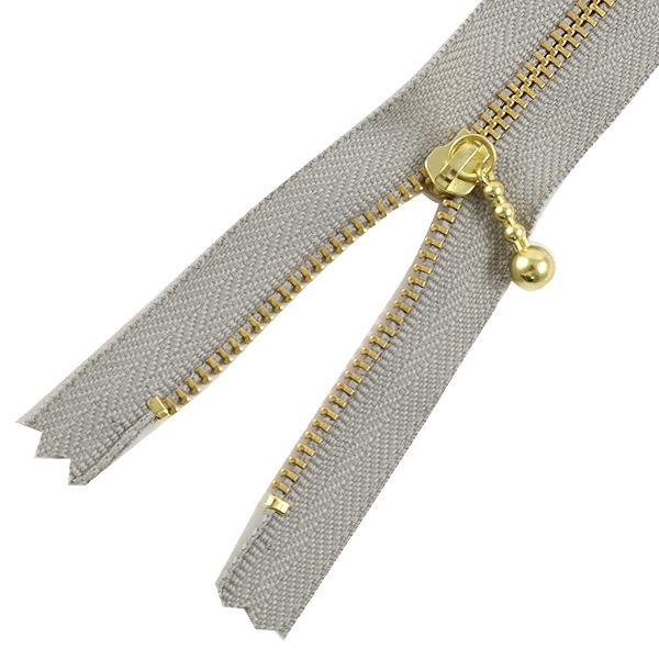 ファスナー 『玉付ゴールドファスナー20cm 576番色』 YKK