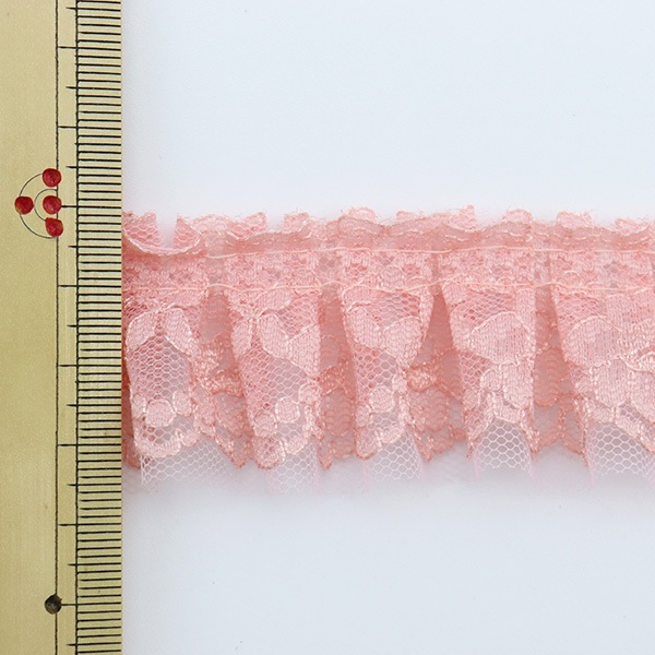数量5から】 レース 『ラッセルボックス ピンク 2番色 IR017』 服飾