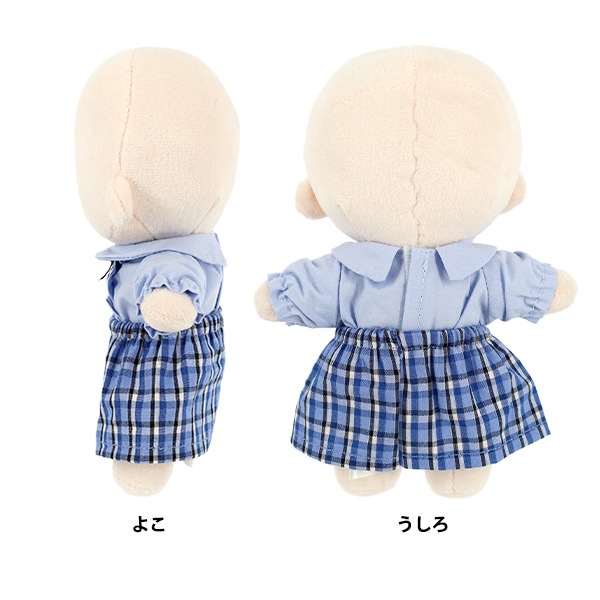 ぬいぐるみ衣装 『mpa ブラウスとチェックスカート Mサイズ MPA-163