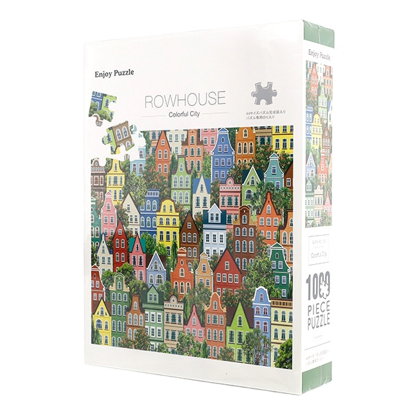 玩具 『パズル ROWHOUSE Colorful City 1000ピース 500×700mm