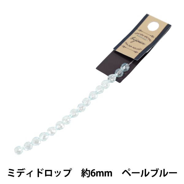 ビーズ 『ガラスビーズ プチドロップ 約5mm クリスタル JAN25-16-A