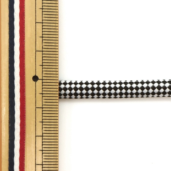 手芸材料 『スマホストラップ用コード 約160cm ブロックチェック