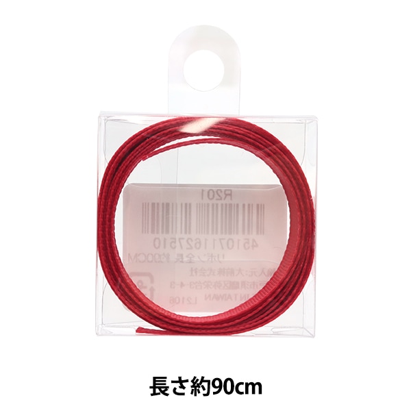 んぽ　19本赤ラメ リボン 『リボン ラメ 約10mm幅×約90cm巻き レッド R209』大前