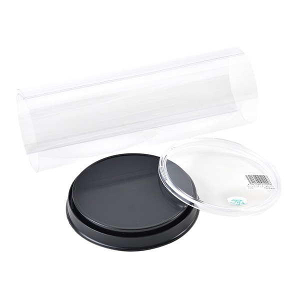 作品台 『ウインナーケース 丸 12cm×24cm』 フラワー,ホビーケース