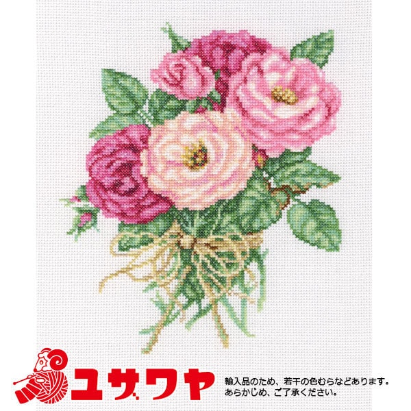 Newஐ⋆*アンティーク・ピンクのお花刺繍クロス・パッチワーク Newஐ⋆*アンティーク・ピンクのお花刺繍クロス・パッチワーク