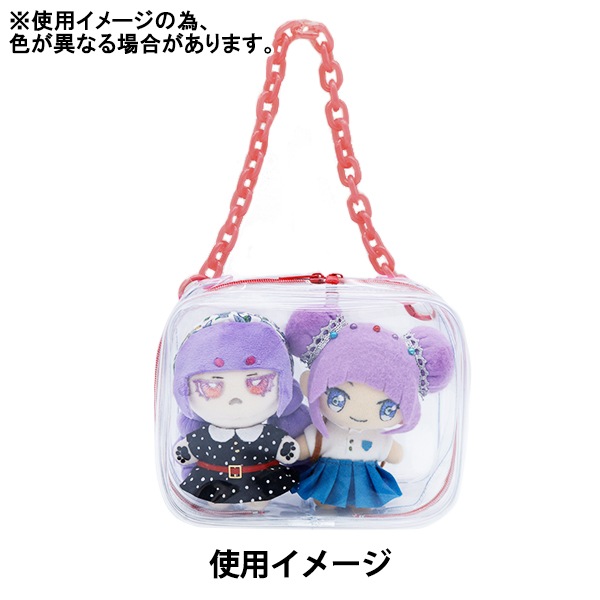 【専用】ぬいポーチ＆バッグ 花柄 ブルー バッグ 『ぬいのポーチ Mサイズ ブルー NUIT-07』 KIYOHARA 清原