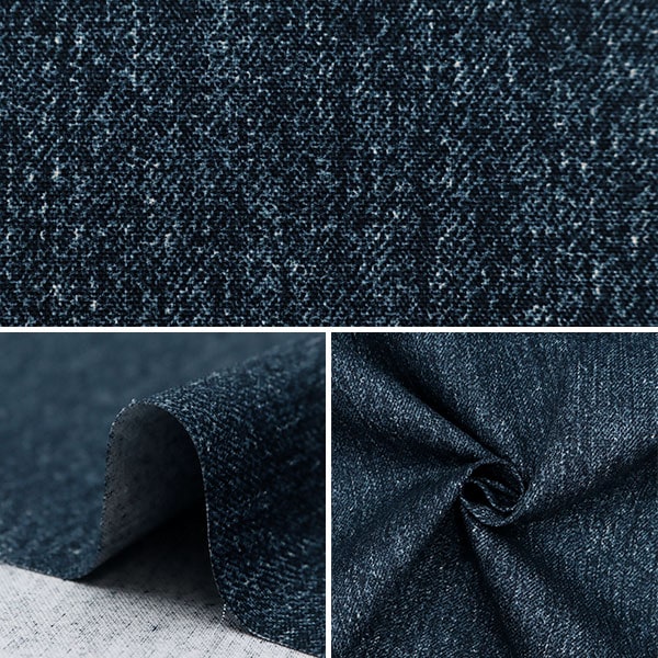 オーダー用生地サンプル デニム調オックス