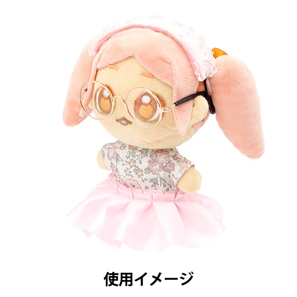 ドール パーツ 『ドール用メガネ 8cm クリア DA-246G8-CRY』 手芸