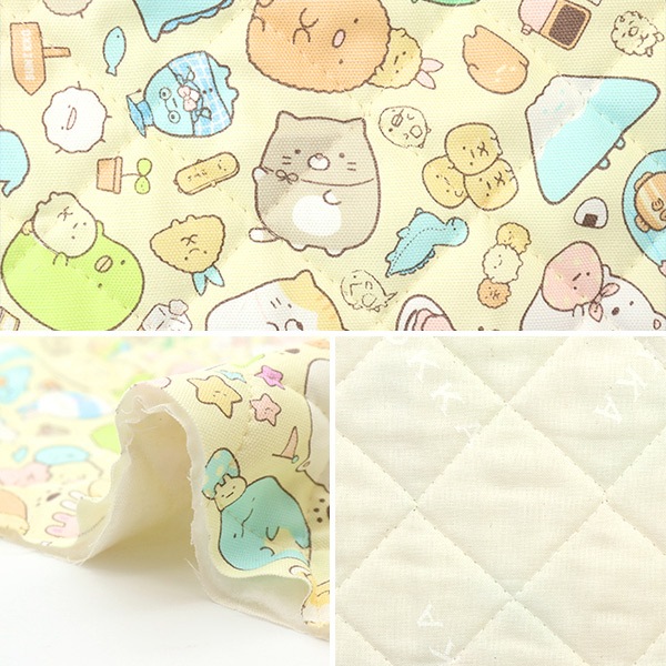 数量5から】 生地 『オックスキルト すみっコぐらし 集合