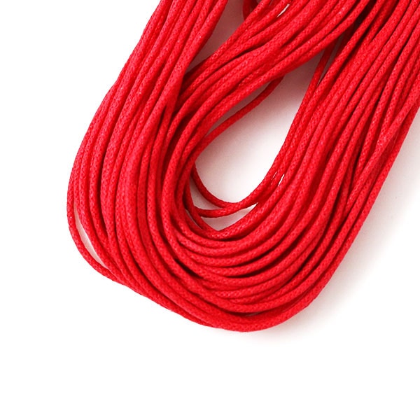 赤いひも 組ひも 『ロマンスコード極細 0.8mm レッド』 MARCHENART メルヘン