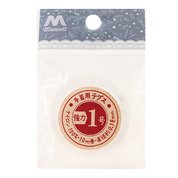 ビーズ糸 『テグス1号強 10m UMT-21』 ビーズ,テグス・コード