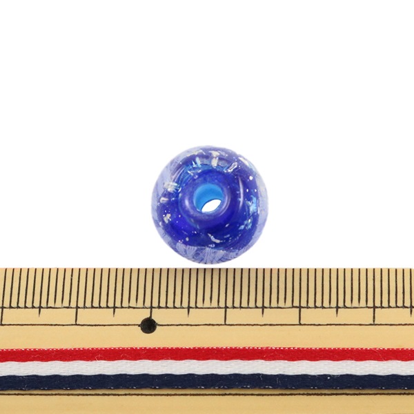 手芸金具 『とんぼ玉 細雪 青』 ビーズ,ガラスビーズ| ホビー材料の