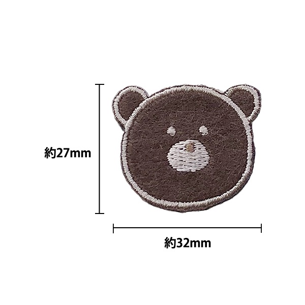 ワッペン 『milk latteワッペン くまちゃん MLW-01』 雑貨,ワッペン