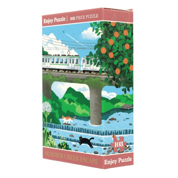 玩具 『エンジョイパズル MEOW VOYAGE Summer Creek Escape 108ピース