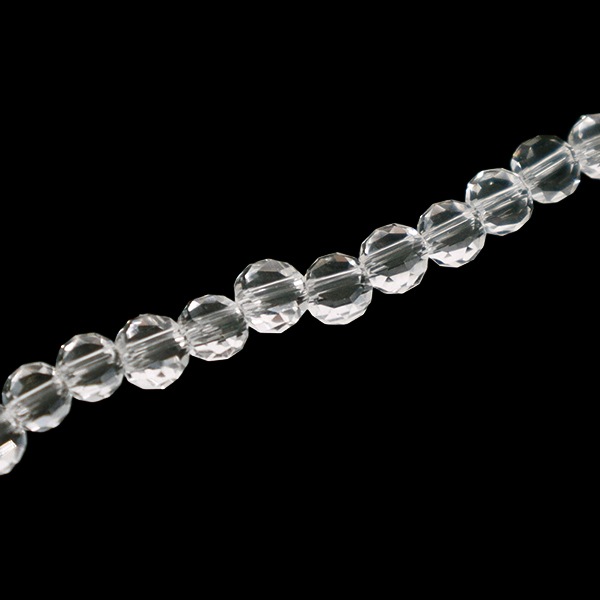 ビーズ 『ガラスビーズ フラットラウンドカット 約3mm クリスタル ビーズ 『ガラスビーズ フラットラウンドカット 約3mm クリスタル