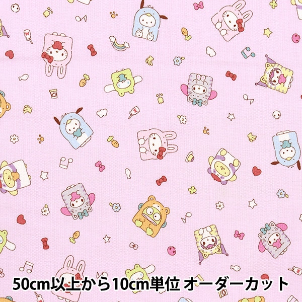 数量5から】 生地 『オックス サンリオキャラクターズ G-8928-1A 