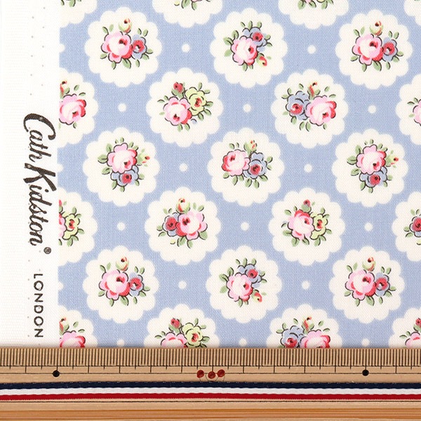 数量5から】 生地 『シーチング Cath Kidston サークル サックス GRX