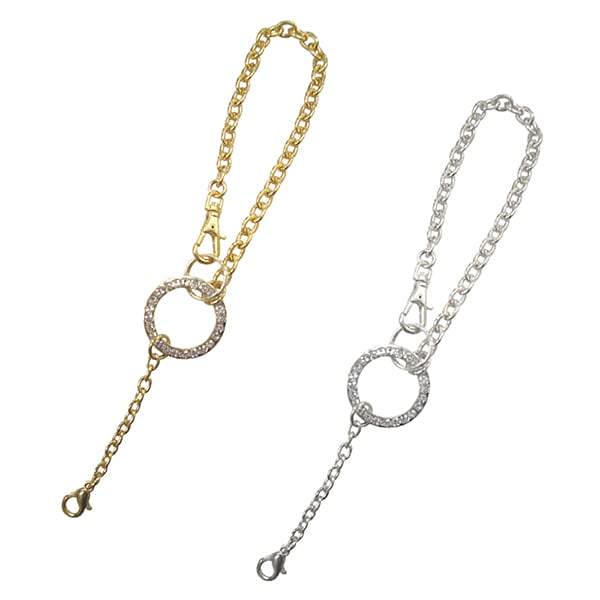 手芸金具 『バッグチェーン #3 シルバー 1個入り』 ビーズ,金具・留め